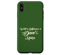 Quelle différence Un Dave Fait Que David Davie a Un drôle de prénom de garçon Coque pour iPhone XS Max