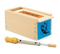 quelle est belle compagnie - appeau individuel mésange bleue (en coffret bois) marron