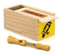 Quelle est belle compagnie - appeau individuel mésange charbonnière (en coffret bois) marron G