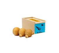 quelle est belle compagnie - appeau individuel mouette rieuse (en coffret bois) marron