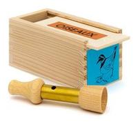 Quelle est belle compagnie - appeau individuel petit gravelot (en coffret bois) marron G