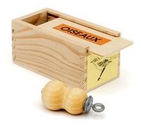 quelle est belle compagnie - appeau individuel rossignol philomèle (en coffret bois) marron