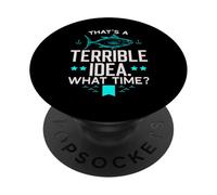 Quelle est l'heure d'un pêcheur Amateur de pêche PopSockets PopGrip Adhésif