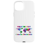 Quelle Heure est-il ? Carte du Fuseau horaire Mondial Coque pour iPhone 15 Plus