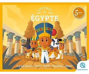 Quelle Histoire Studio - Coffret Egypte: Grande Pyramide - Ramsès II - Néfertiti - Toutankhamon - Cléopâtre