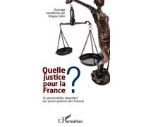 Quelle justice pour la France ? 31 personnalités répondent aux préoccupations des Français - Dragos Calin - L'harmattan - broché - Essai