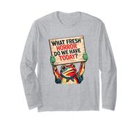 Quelle Nouvelle Horreur Avons-Nous Aujourd'hui ? Funny Protest Frog Manche Longue