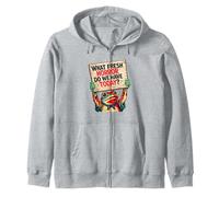 Quelle Nouvelle Horreur Avons-Nous Aujourd'hui ? Funny Protest Frog Sweat à Capuche