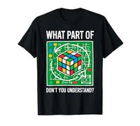 Quelle Partie de Don't You Understand Funny Speed Cubing Math T-Shirt