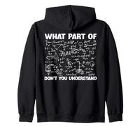 Quelle Partie de Don't You Understand Funny Student Maths Teacher Sweat à Capuche