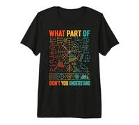 Quelle Partie de Don't You Understand Funny Teacher T-Shirt Haut de Gamme