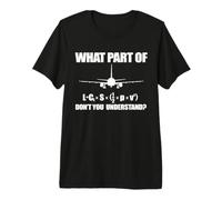 Quelle Partie DE LA Formule Lift NE COMPRENSEZ-Vous Pas Comprendre Avion Meme T-Shirt Haut de Gamme