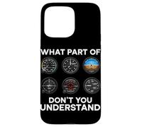 Quelle Partie de Ne comprenez-Vous Pas Aviation Pilot Airline Coque pour iPhone 15 Pro Max