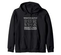Quelle Partie de Ne comprenez-Vous Pas la Conception d'un Professeur de mathématiques ? Sweat à Capuche