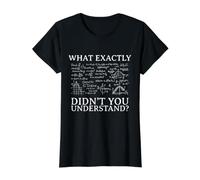 Quelle Partie de Ne comprenez-Vous Pas la Conception d'un Professeur de mathématiques ? T-Shirt Graphique avec Valeur, Femme, Noir, L