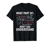 Quelle Partie de ne comprenez-Vous Pas Professeur de mathéma T-Shirt, Homme, Noir, S