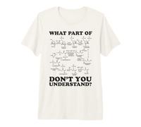 Quelle Partie de ne Pas Comprendre - Biochimie Glycolyse T-Shirt Haut de Gamme