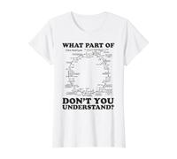 Quelle Partie de ne Pas Comprendre - Biochimie Krebs Cycle T-Shirt Graphique avec Valeur, Femme, Blanc, M