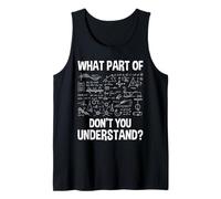 Quelle Partie de ne Pas Comprendre - Science Math Chimie Débardeur