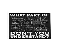 Quelle Partie Du Physicien, Professeur De Mathématiques, Ne Comprends-Tu Pas ? Physique Drapeaux Couleurs Vives Drapeau Solide Drapeau De Jardin Pour Jardin Intérieur Célébrations 90X150Cm