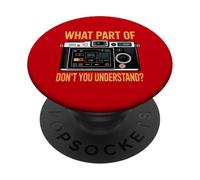 Quelle Partie ne comprenez-Vous Pas ? Paramètres manuels Amusants de l'appareil Photo PopSockets PopGrip Adhésif