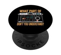 Quelle Partie ne comprenez-Vous Pas ? Paramètres manuels Amusants de l'appareil Photo PopSockets PopGrip Adhésif