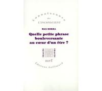 Quelle petite phrase bouleversante au cœur d'un être ? – Proust, Freud, Spinoza – Gallimard