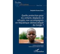 Quelle protection pour les enfants déplacés et réfugiés non accompagnés en République démocratique du Congo ? - Benjamin Kagina Senga - L'harmattan - broché - Essai