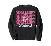 Quelle Tasse ? des flockers ! Nœud Coquette Rose drôle pour Fille Flamant Rose Sweatshirt