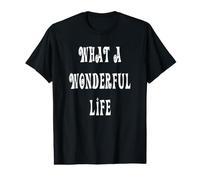 Quelle Vie Merveilleuse T-Shirt Graphique avec Valeur