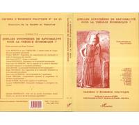 Quelles hypotheses de rationalite pour la theorie eco Tome 24 -2 - CAHIERS D'ECO.POL.N0 - L'harmattan - broché - Livre