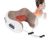 Quellsotty Masseur Cervical et Cou, Appareil Massage de Cervicales, Masseur Électrique Oreiller de Nuque sans fil Massant à Shiatsu, Coussin de Massage Électrique pour les Cervicales Douloureuses