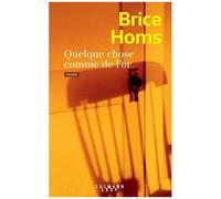 Brice Homs – Quelque chose comme de l'or – Roman – Broché