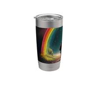 Quelque part au-dessus de l'arc-en-ciel Gobelet isotherme en acier inoxydable double paroi