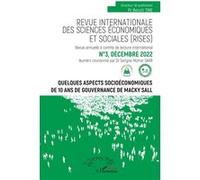 Quelques aspects socioéconomiques de 10 ans de gouvernance de Macky Sall n°3 Benoît Tine (Collection dirigée par)
