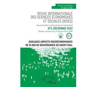 Quelques aspects socioéconomiques de 10 ans de gouvernance de Macky Sall n°3 - Benoît Tine - L'harmattan - broché - Revue