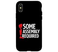 Quelques assemblages requis Drôle Jambe Bras Amputé Humour Handicap Coque pour iPhone X/XS
