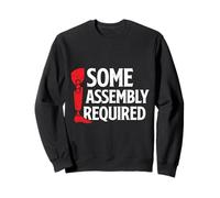 Quelques assemblages requis Drôle Jambe Bras Amputé Humour Handicap Sweatshirt