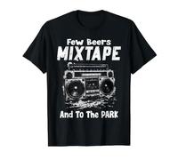 Quelques bières mélangées et au Parc des années 90 et 80 rétro pour s'amuser en Plein air T-Shirt Graphique avec Valeur, Homme, Noir, S