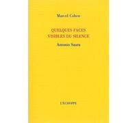Quelques faces visibles du silence Antonio Saura - M. Cohen - L'echoppe Eds De - broché - Essai