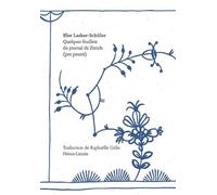 Quelques feuillets du Journal de Zurich - Else Lasker-Schüler - Heros-Limite Eds - broché - Roman