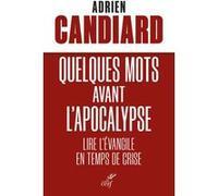 Quelques mots avant l'Apocalypse - Lire l'Évangile en temps de crise