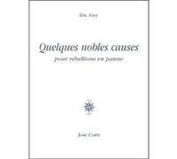 Quelques nobles causes pour rebellions en panne Eric Faye (Auteur)