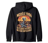 Quelques Rayures Moteur Impeccable Modèle 1980 Sweat à Capuche