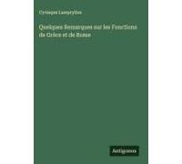 Quelques Remarques Sur Les Fonctions De Grèce Et De Rome