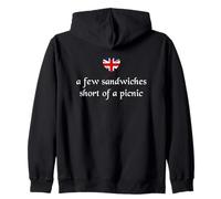 Quelques sandwichs en Moins d'une Chemise de Pique-Nique - des Mots Britanniques Amusants Sweat à Capuche