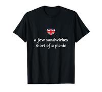 Quelques sandwichs en Moins d'une Chemise de Pique-Nique - des Mots Britanniques Amusants T-Shirt