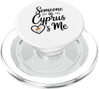 Quelqu'un À Chypre M'aime Coeur Drapeau De Chypre PopSockets PopGrip pour MagSafe