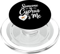 Quelqu'un À Chypre M'aime Longue Distance PopSockets PopGrip pour MagSafe