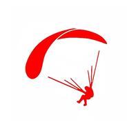 Quelqu'un a Fait exploser Mon Avion. Quand j'arriverai Ici, Je Te tuerai. Art du Parapente Amusant Voler Parachutisme Sports Autocollants for Voitures Autocollants for Motos(Red,15X14.3CM)